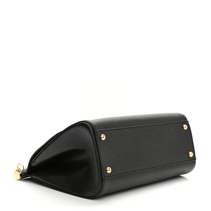 Dolce & Gabbana Dauphine Medium Miss Sicily Satchel Black 4 of 7