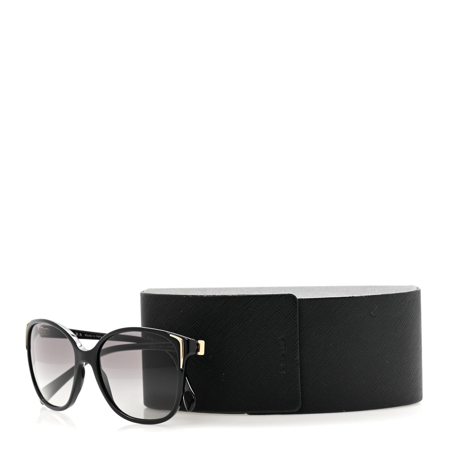 Prada Acetate Sunglasses SPR 01O Black 8 of 8