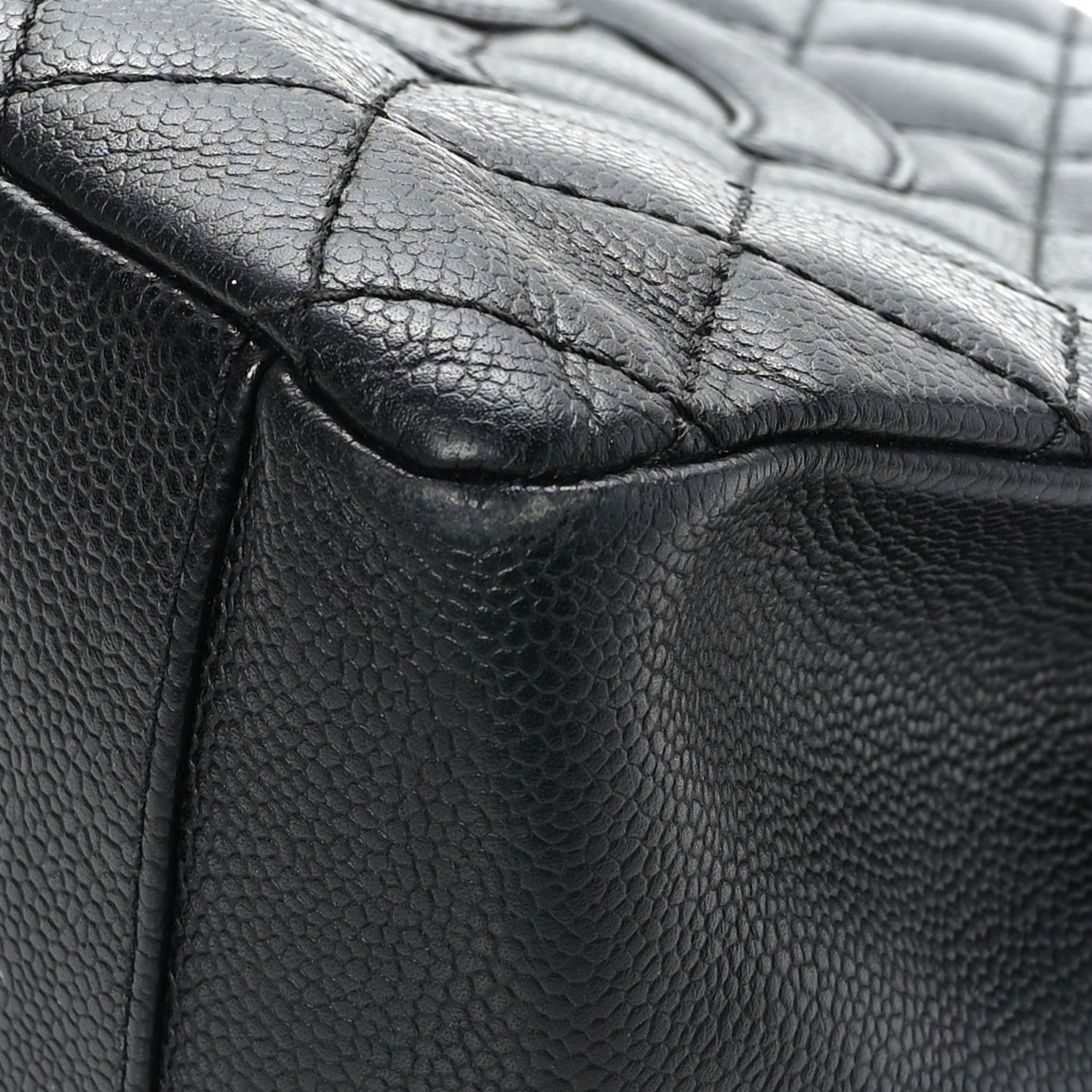 Chanel Caviar Quilted Grand Shopping Tote GST Black 9 of 11