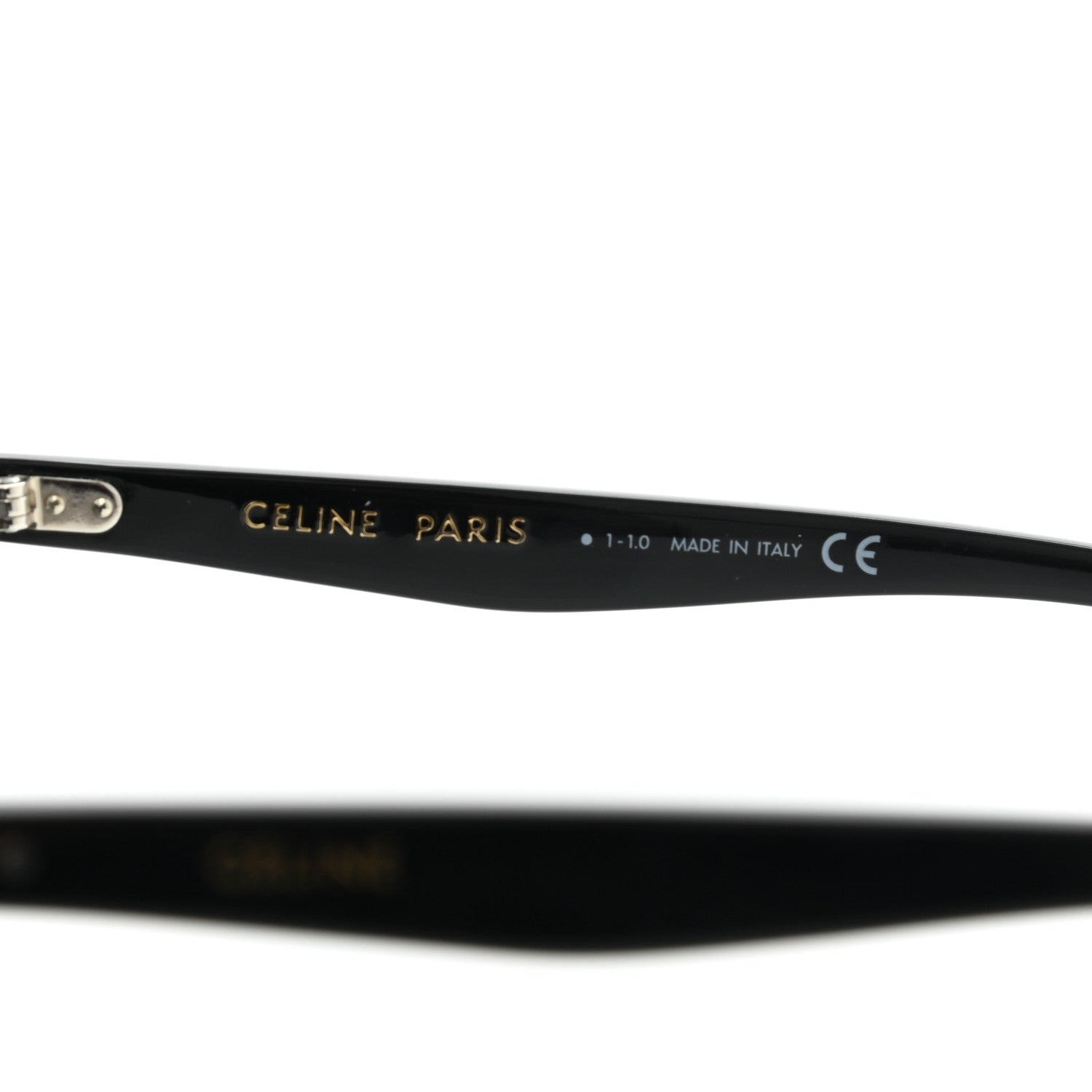 Celine Acetate Cat Eye Sunglasses CL401491 Black 5 of 7
