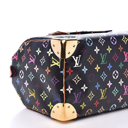 Louis Vuitton Monogram Multicolor Speedy 30 Black 8 of 13