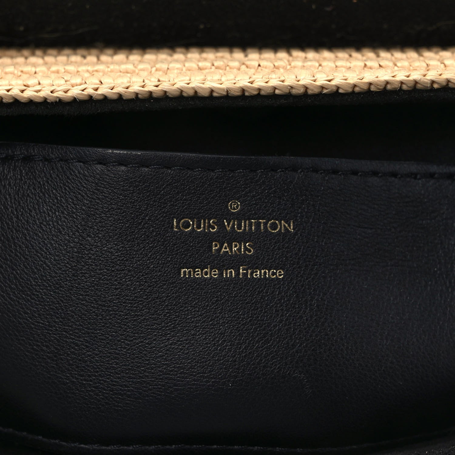 Louis Vuitton Calfskin Raffia Twist Shoulder Bag MM Black 6 of 8