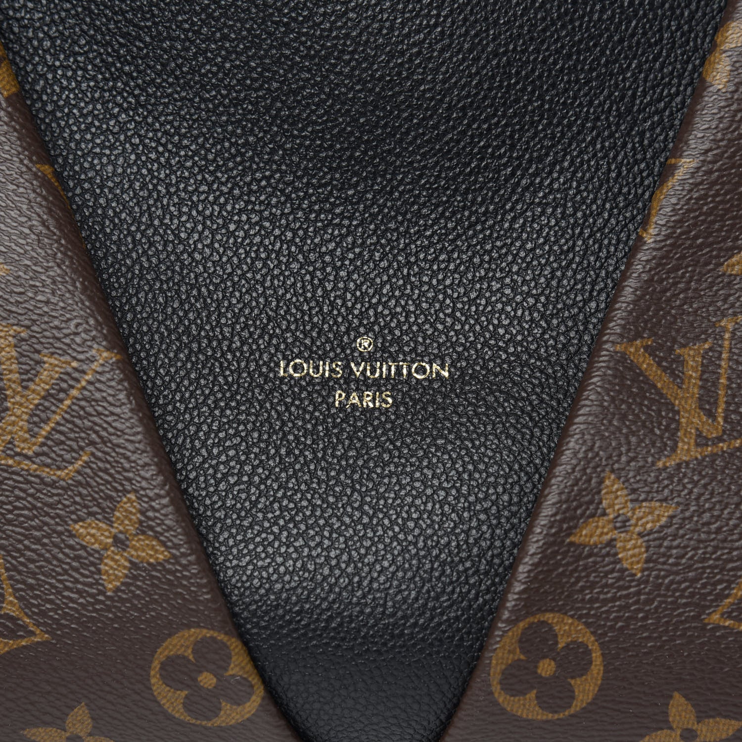 Louis Vuitton Monogram V Tote MM Black 7 of 11