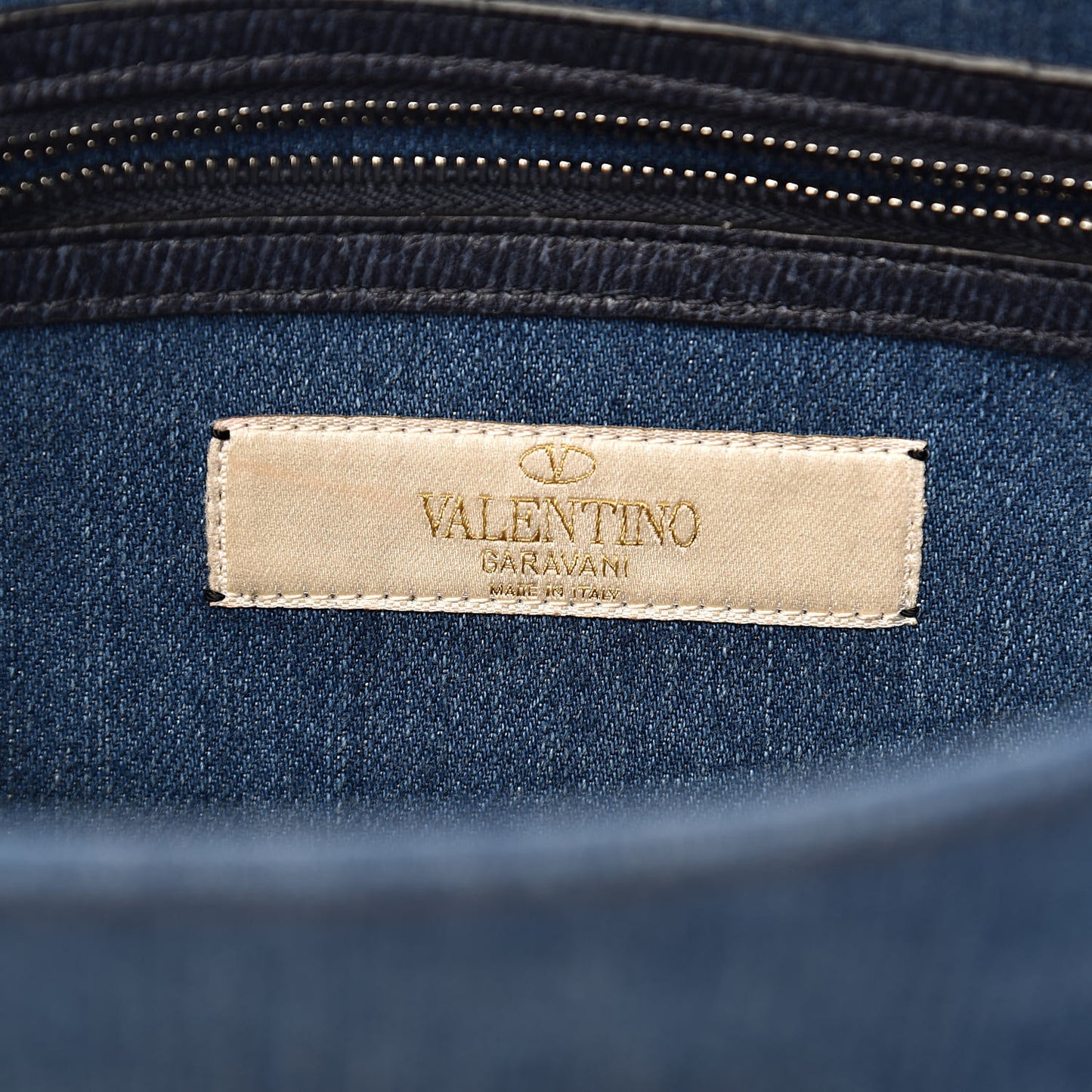 Denim Medium Guitar Strap Rockstud Rolling Flap Saddle Bag