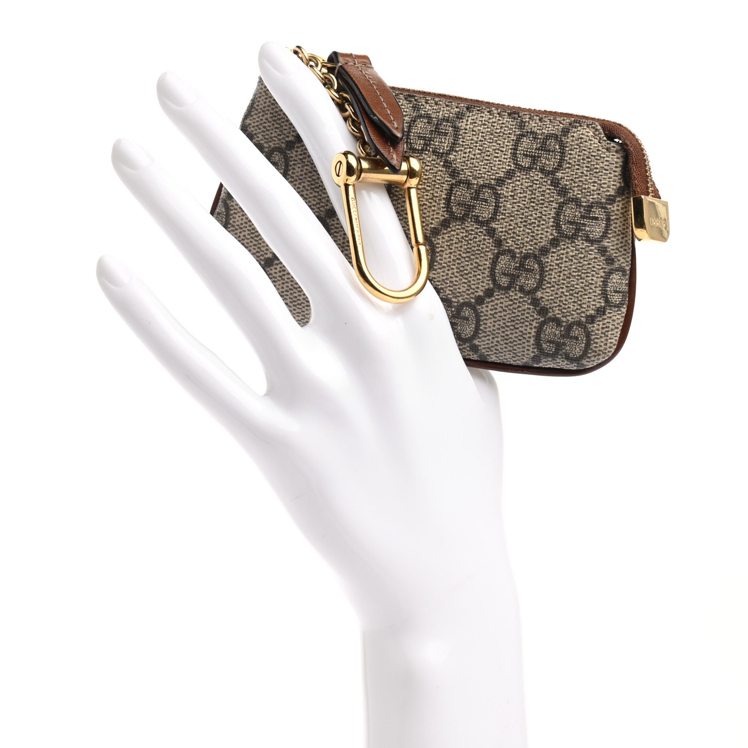 Gucci GG Supreme Monogram Key Case Brown 2 of 7