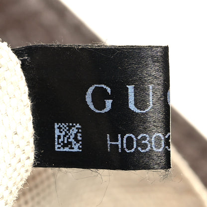 Gucci GG Supreme Monogram Neo Vintage Drawstring Bucket Backpack Beige New Acero Crop 8 of 11