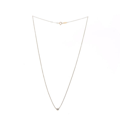 Tiffany 18K Yellow Gold Diamond .08ct Elsa Peretti Diamonds by the Yard Pendant Necklace 3 of 9