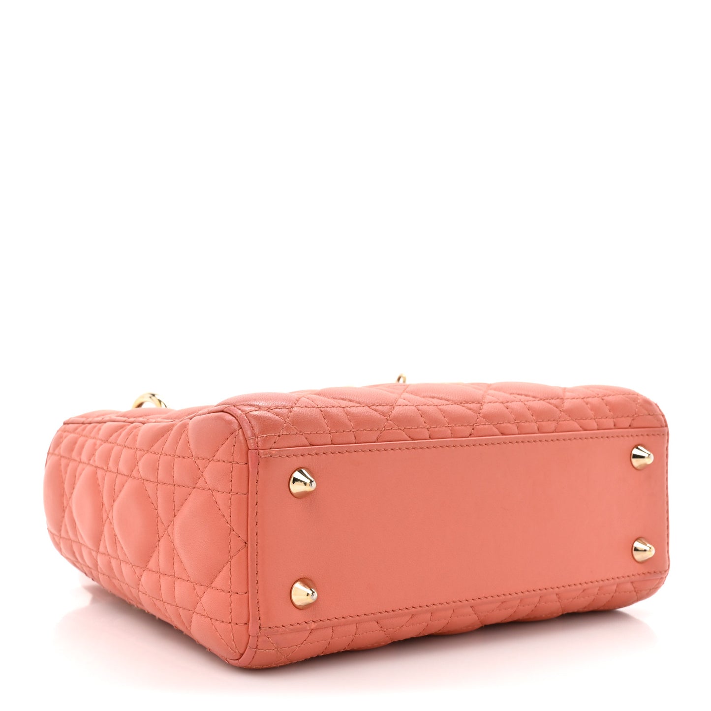 Lambskin Cannage Small My ABCDior Lady Dior Pink Honey