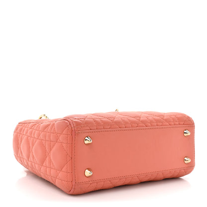 Christian Dior Lambskin Cannage Small My ABCDior Lady Dior Pink Honey 4 of 14