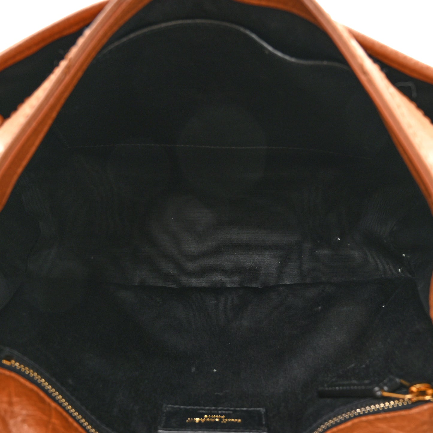 Crinkled Calfskin Matelasse Monogram Medium Niki Chain Satchel Caramel