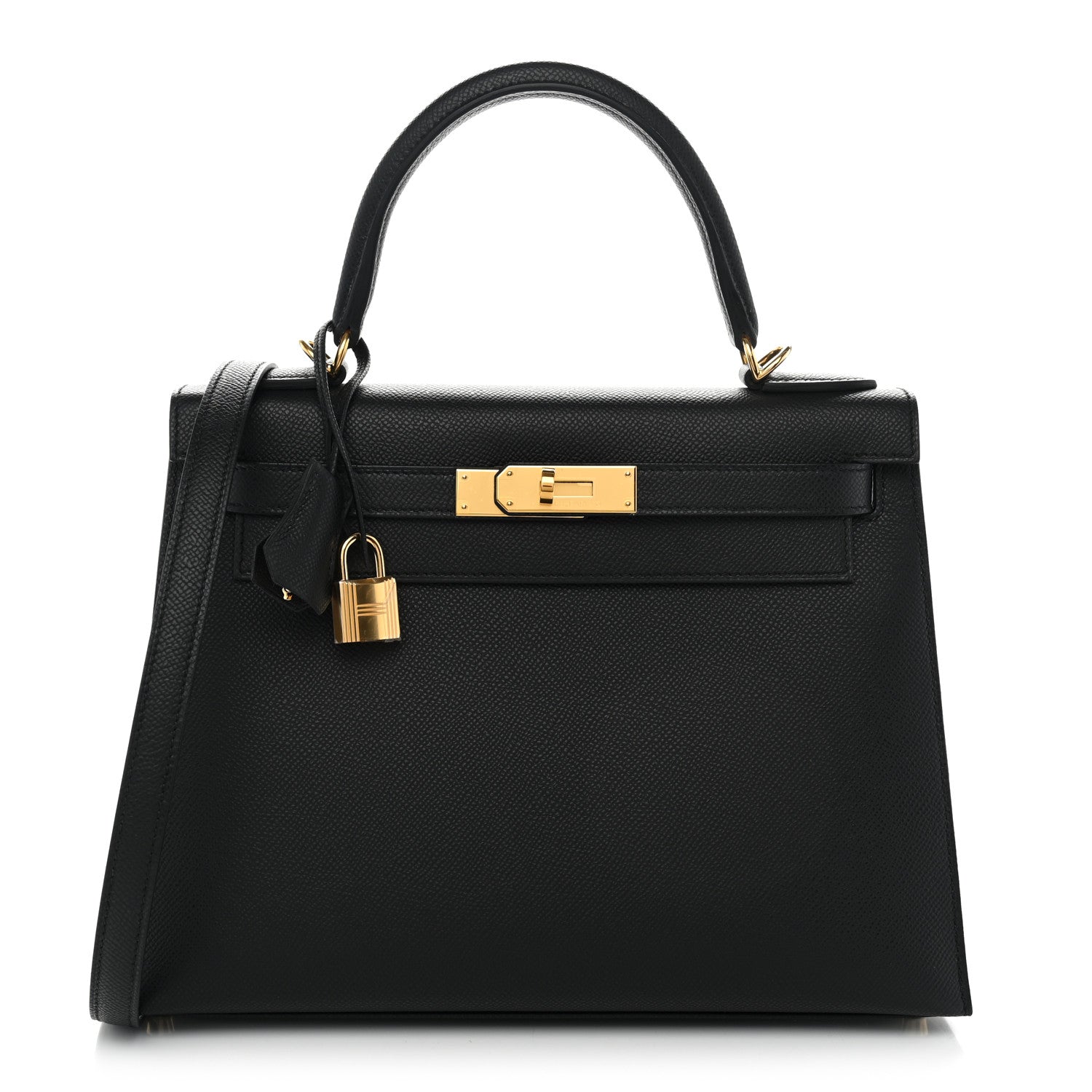 Hermes Epsom Kelly Sellier 28 Black 1 of 11
