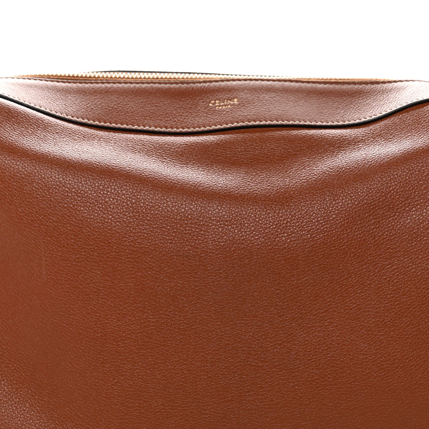 Celine Supple Calfskin Large Romy Shoulder Bag Tan 8 of 11