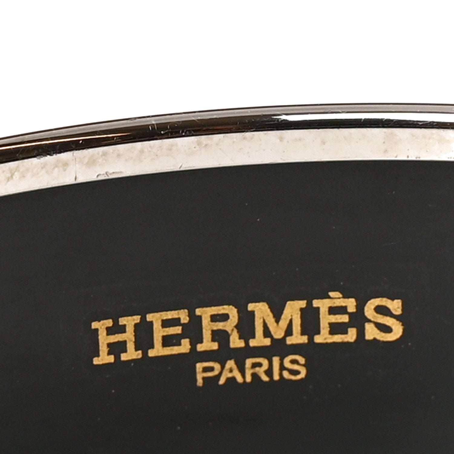 Hermes Enamel Printed Point D’Orgue Wide Bracelet 70 4 of 6