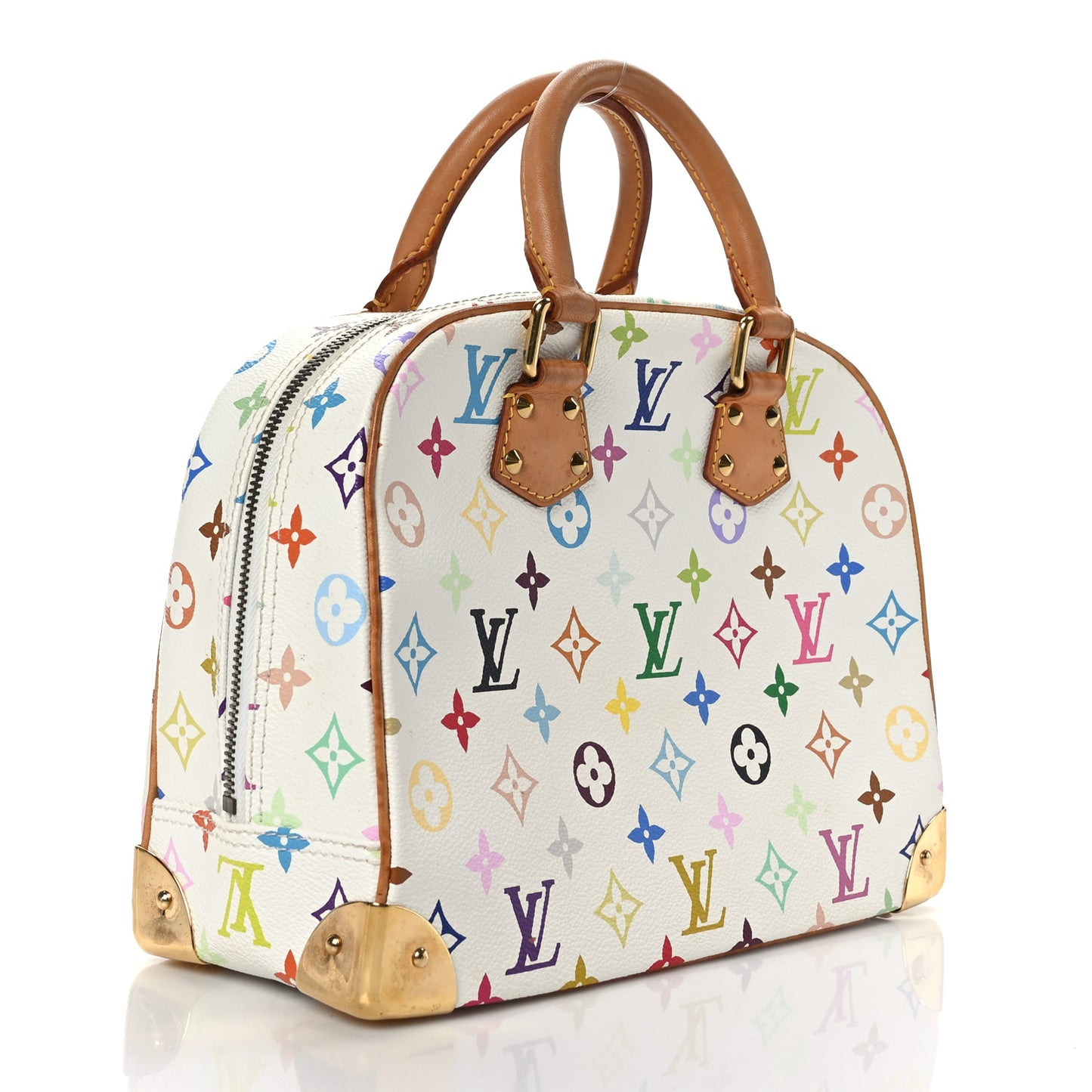 Monogram Multicolor Trouville White