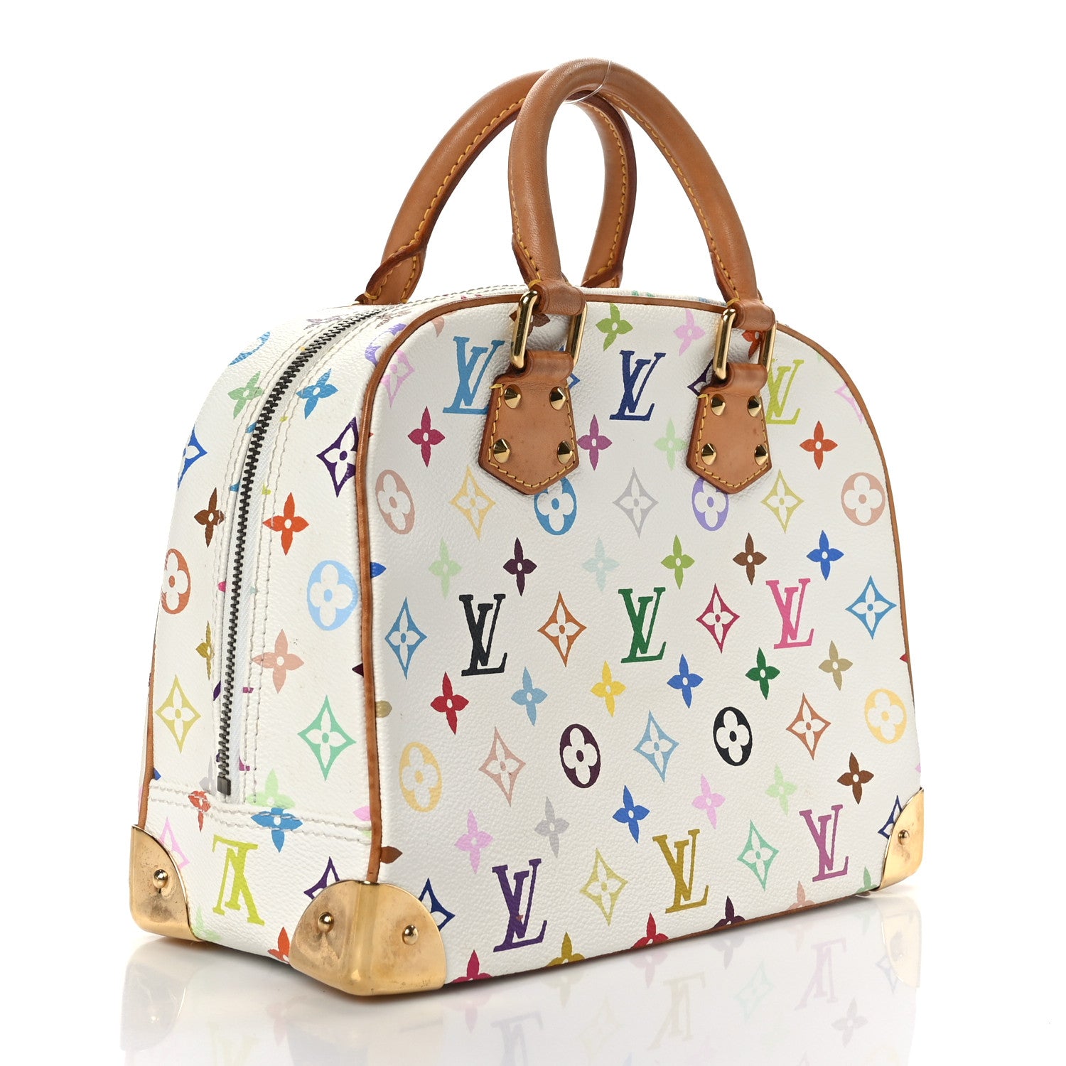 Louis Vuitton Monogram Multicolor Trouville White 4 of 10