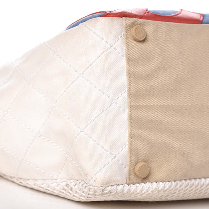 Chanel Canvas Quilted N°5 Shopping Tote Beige 10 of 24