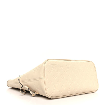 Louis Vuitton Empreinte Monogram Giant Neverfull MM Cream 5 of 11