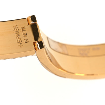 Hermes Enamel Narrow Clic Clac H Bracelet PM Creme 4 of 6