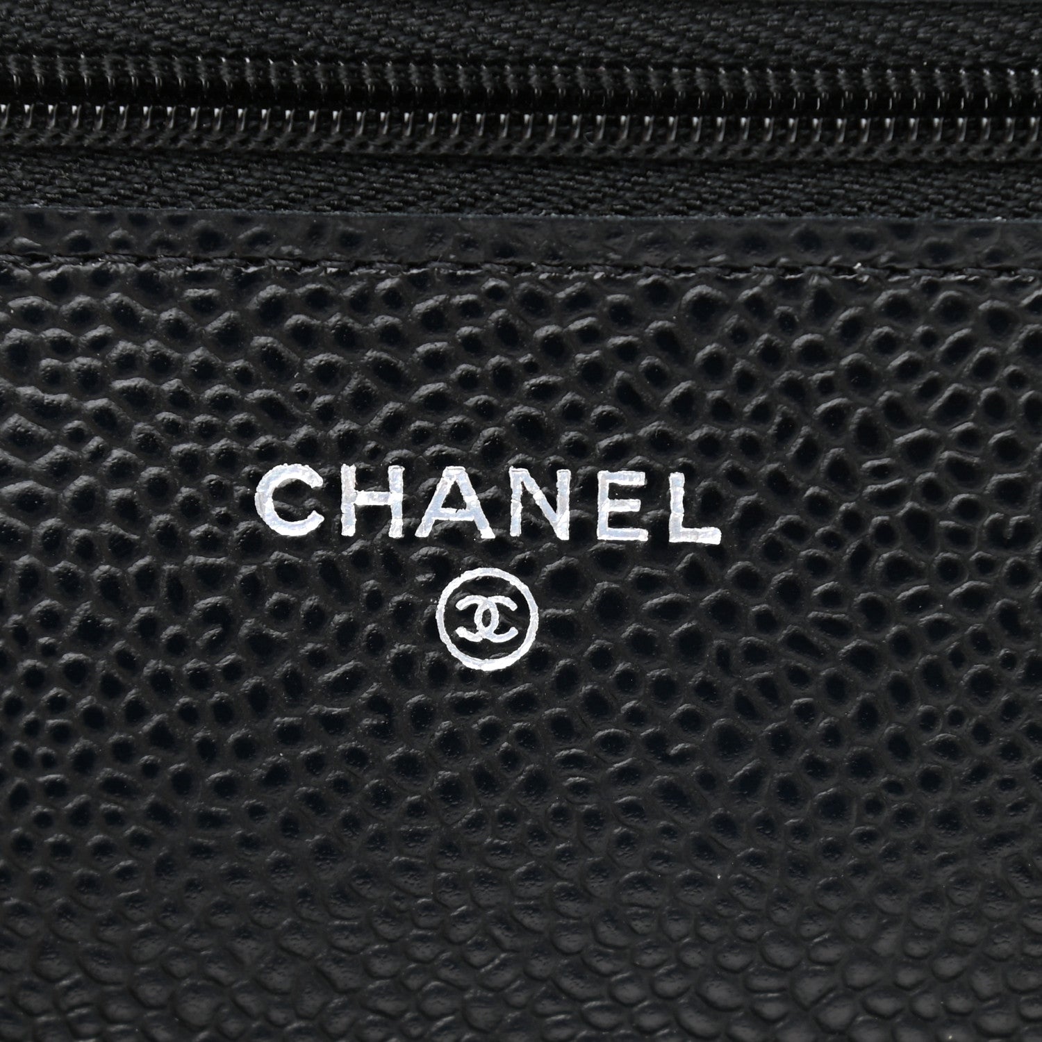 Chanel Caviar Quilted Wallet On Chain WOC Black 6 of 10