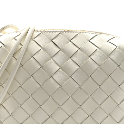 Bottega Veneta Polished Nappa Intrecciato Metal Knots Mini Loop Camera Bag Bone 7 of 9