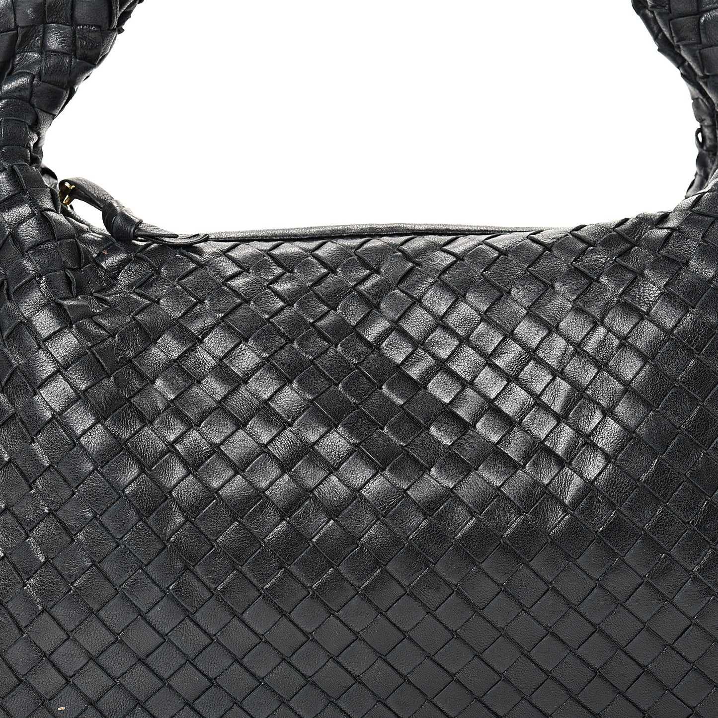 Nappa Intrecciato Medium Veneta Hobo Black