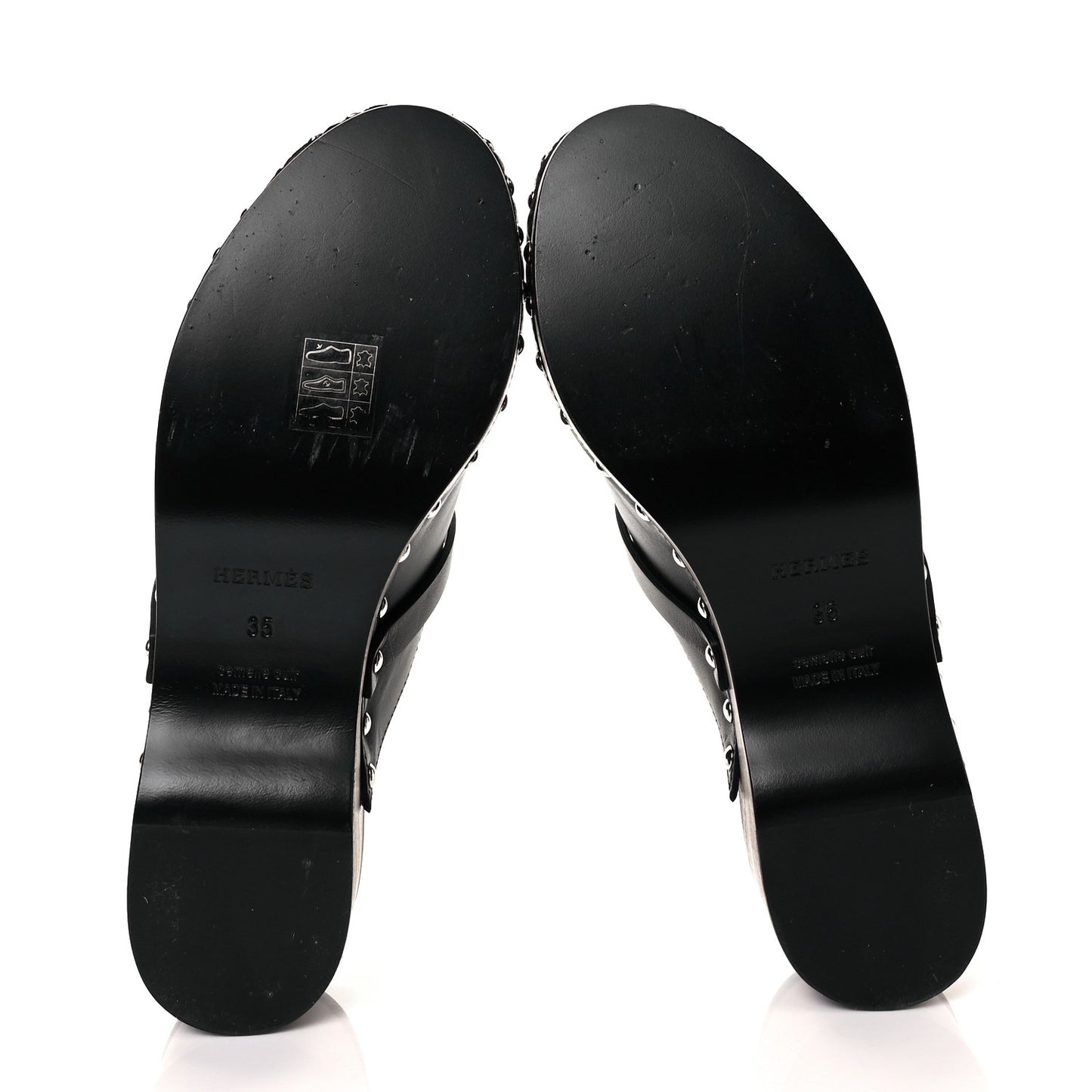 Calfskin Carlotta Mules 35 Black