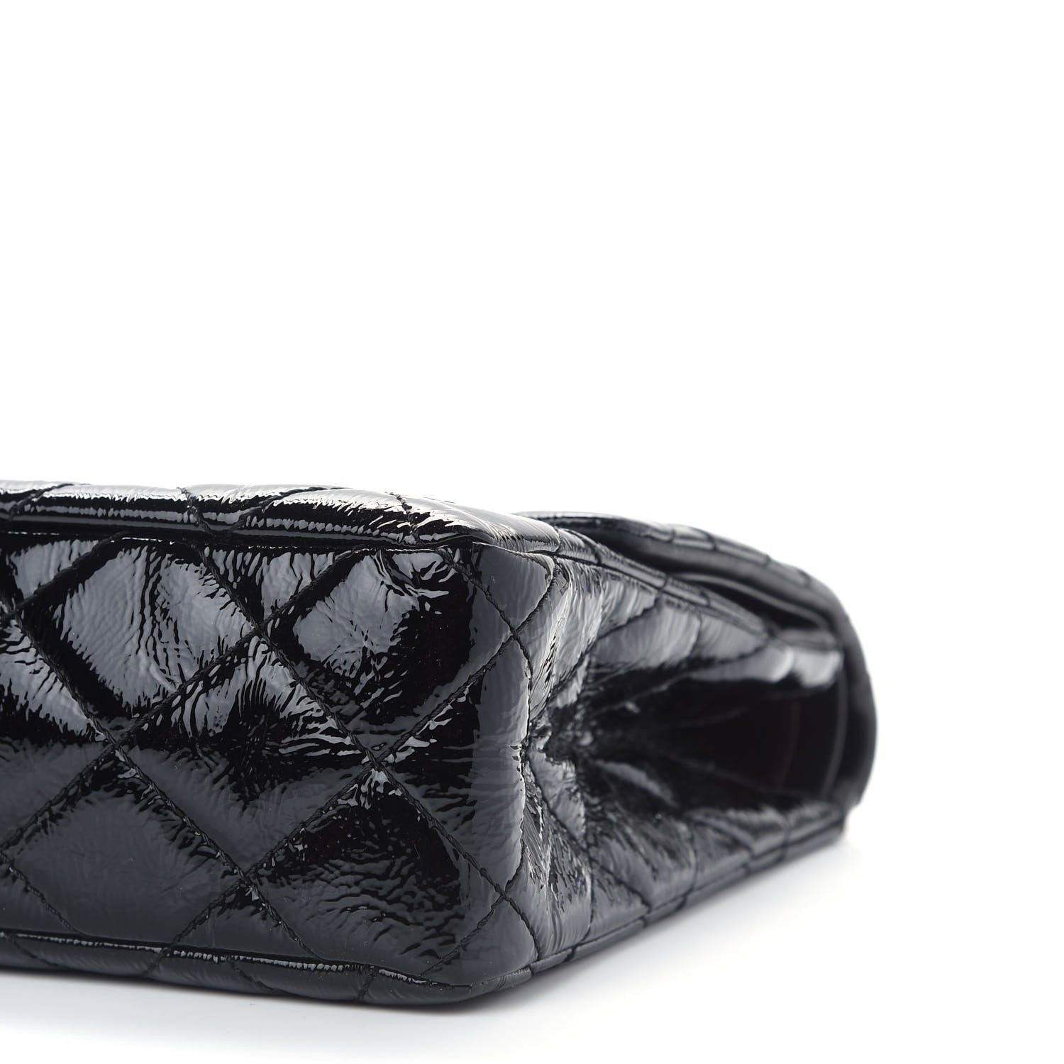 Chanel Distressed Patent Quilted 2.55 Reissue 226 Flap Black 9 of 9
