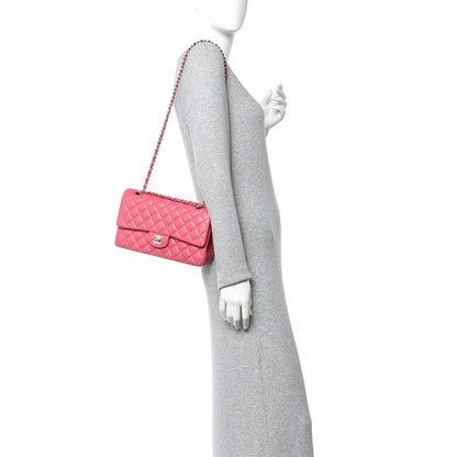 Chanel Lambskin Quilted Medium Double Flap Pink 2 of 11