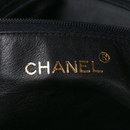 Chanel Lambskin Quilted CC Tassel Camera Case Black 6 of 11