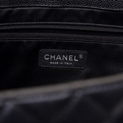Chanel Caviar Quilted XL Grand Shopping Tote GST Black 8 of 10