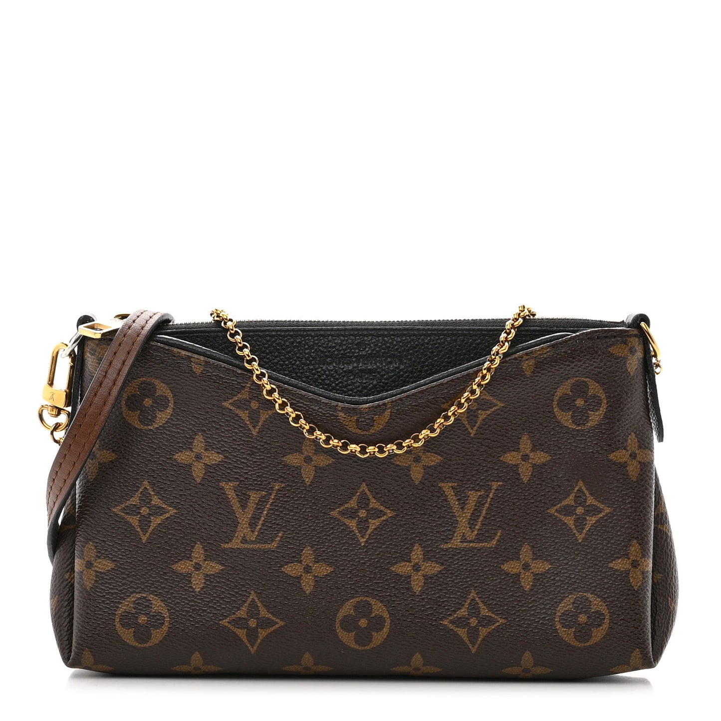 Monogram Pallas Clutch Black