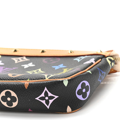 Louis Vuitton Monogram Multicolor Pochette Accessories Black 9 of 10
