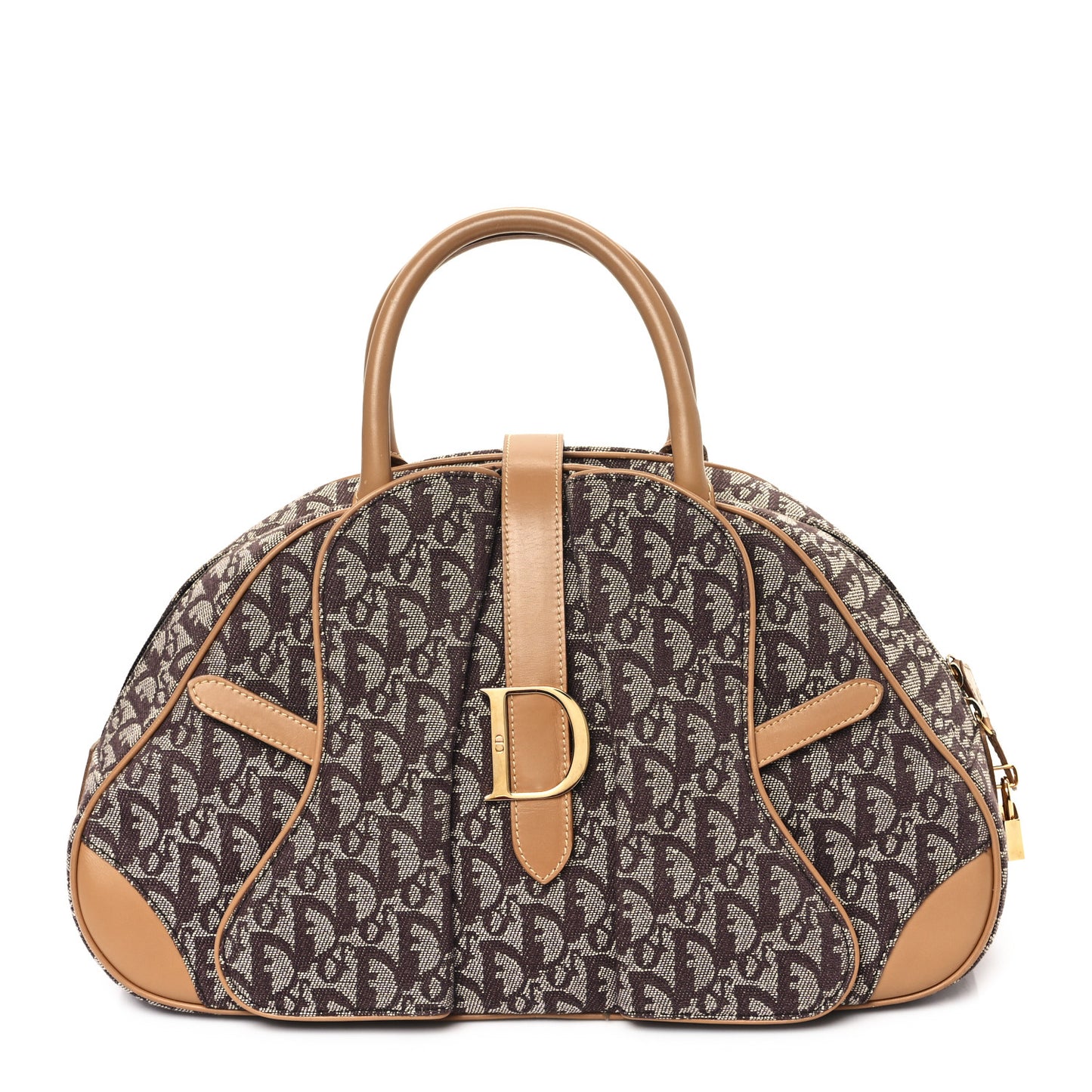 Monogram Saddle Bowler Brown