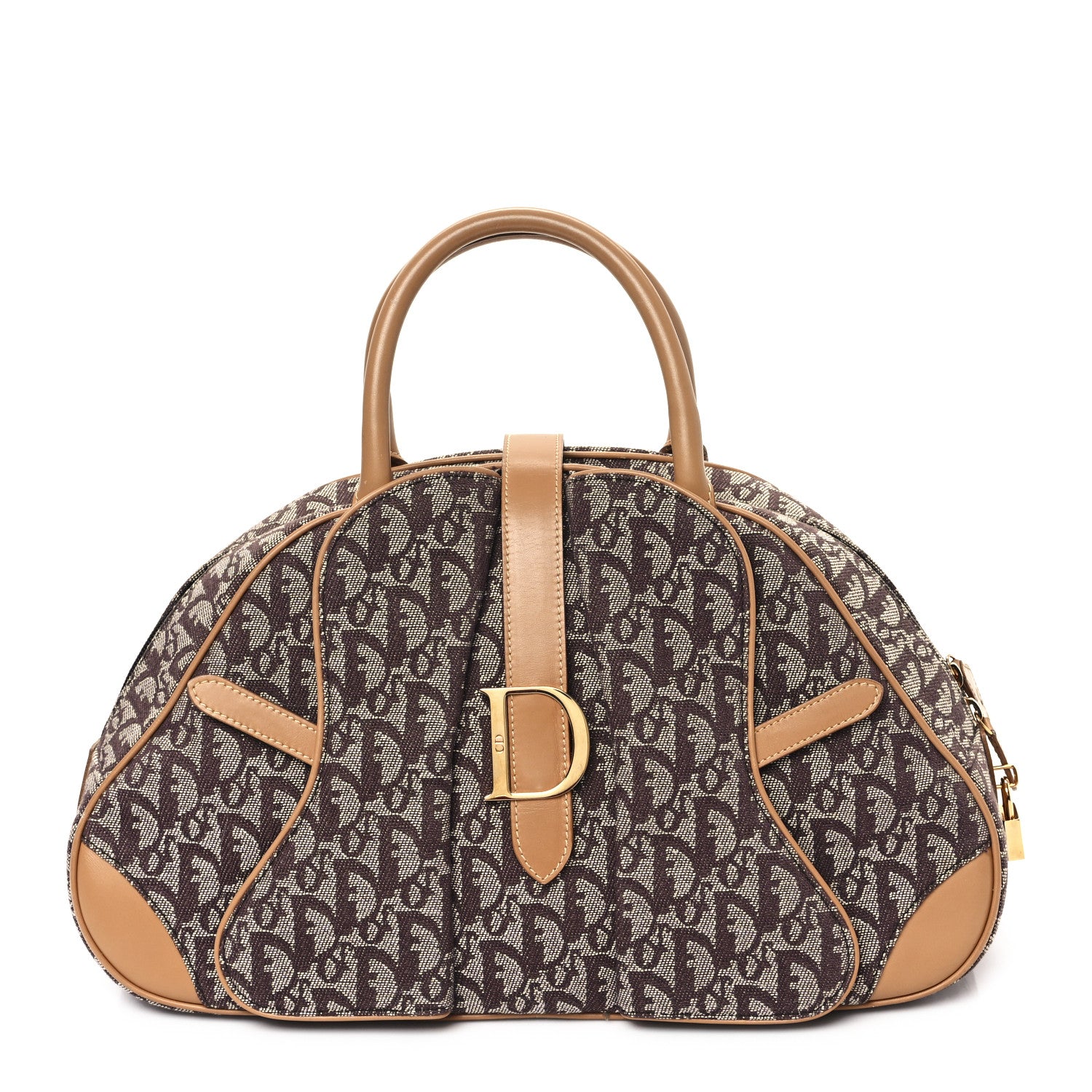 Christian Dior Monogram Saddle Bowler Brown 1 of 12