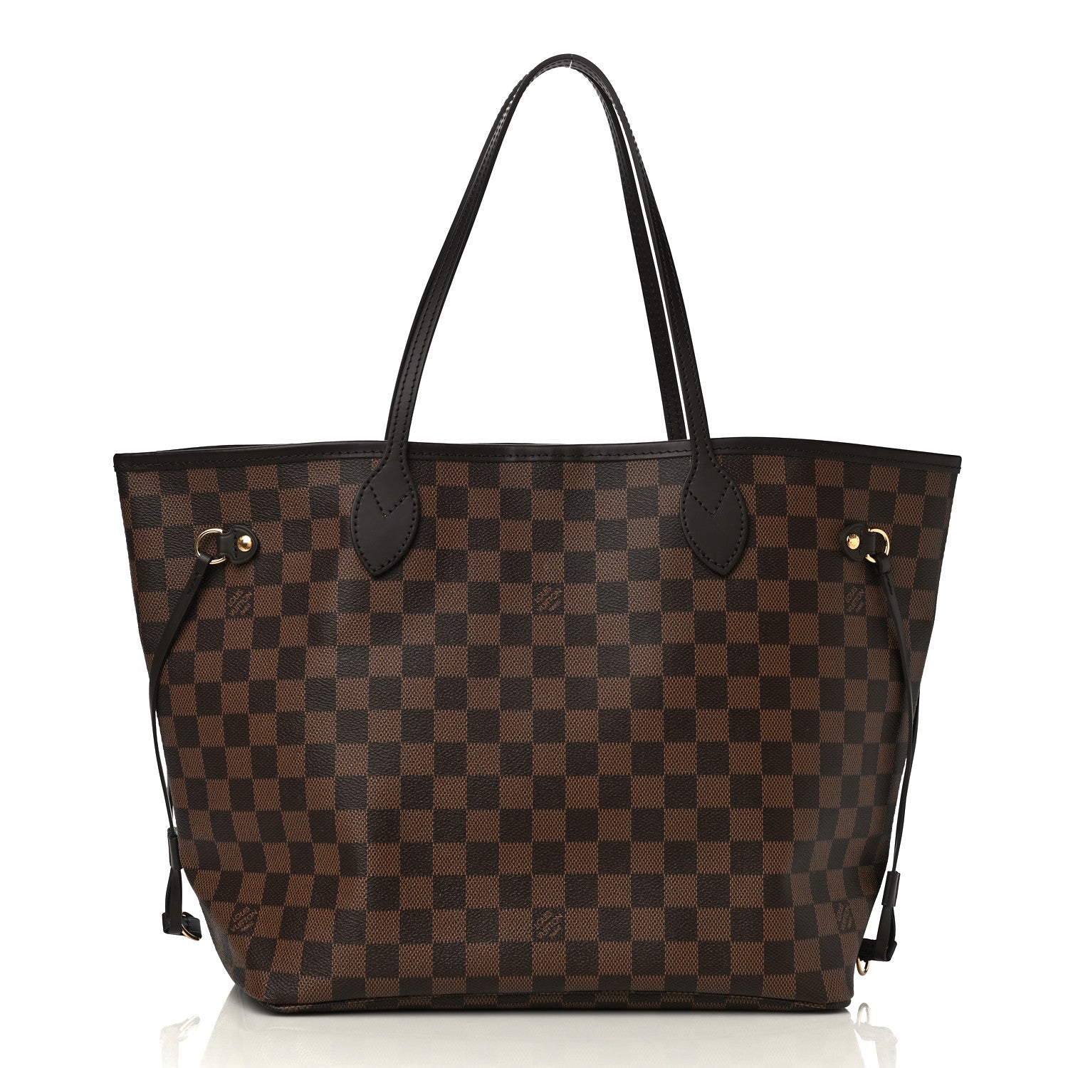 Louis Vuitton Damier Ebene Neo Neverfull MM Rose Ballerine 3 of 11