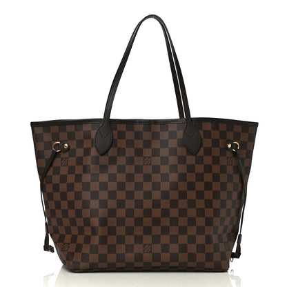 Louis Vuitton Damier Ebene Neo Neverfull MM Rose Ballerine 3 of 11