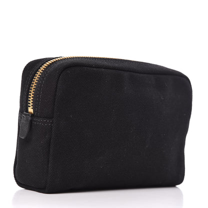 Prada Canvas Canapa Logo Pouch Black 3 of 7