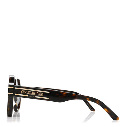 Christian Dior Acetate Diorsignature A1U Pilot Sunglasses Havana 3 of 8