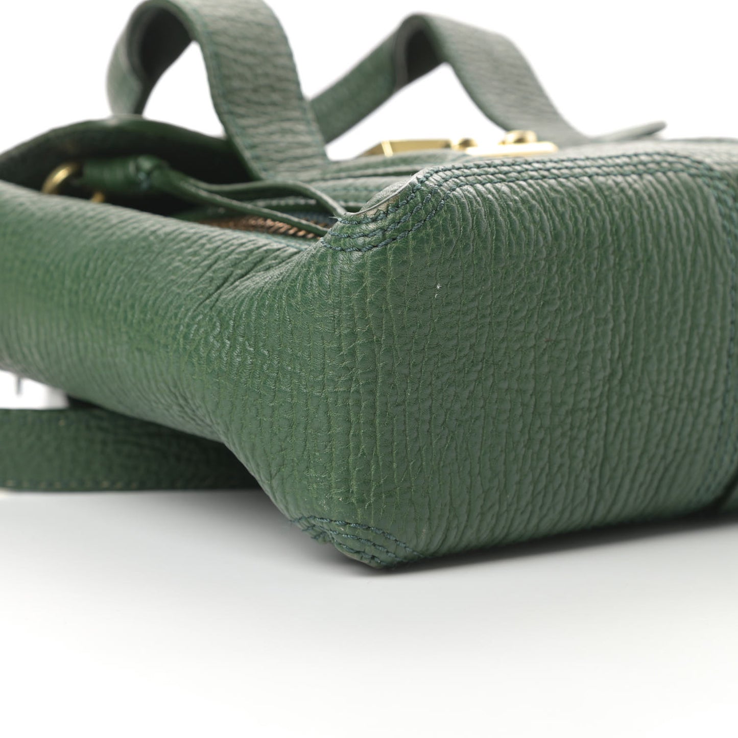 Textured Calfskin Mini Pashli Satchel Jade