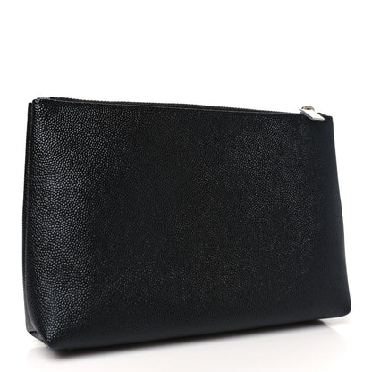Saint Laurent Grain De Poudre Zipped Tablet Holder Black 3 of 11