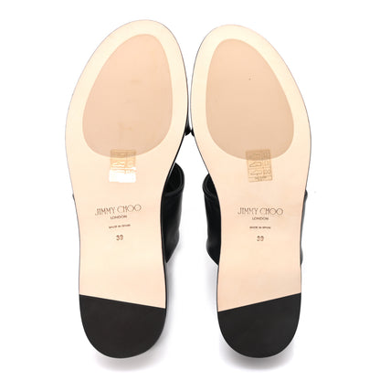 Jimmy Choo Crystal Nappa Neda Slide Sandals 39 Black 6 of 9