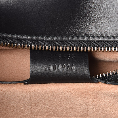 Gucci Calfskin Trapuntata Queen Margaret Clutch Black 7 of 8