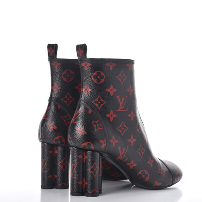 Louis Vuitton Monogram Infrarouge New Revival Boots 39 Black 4 of 9