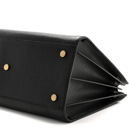 Saint Laurent Grained Calfskin Large Sac de Jour Carryall Black 10 of 10