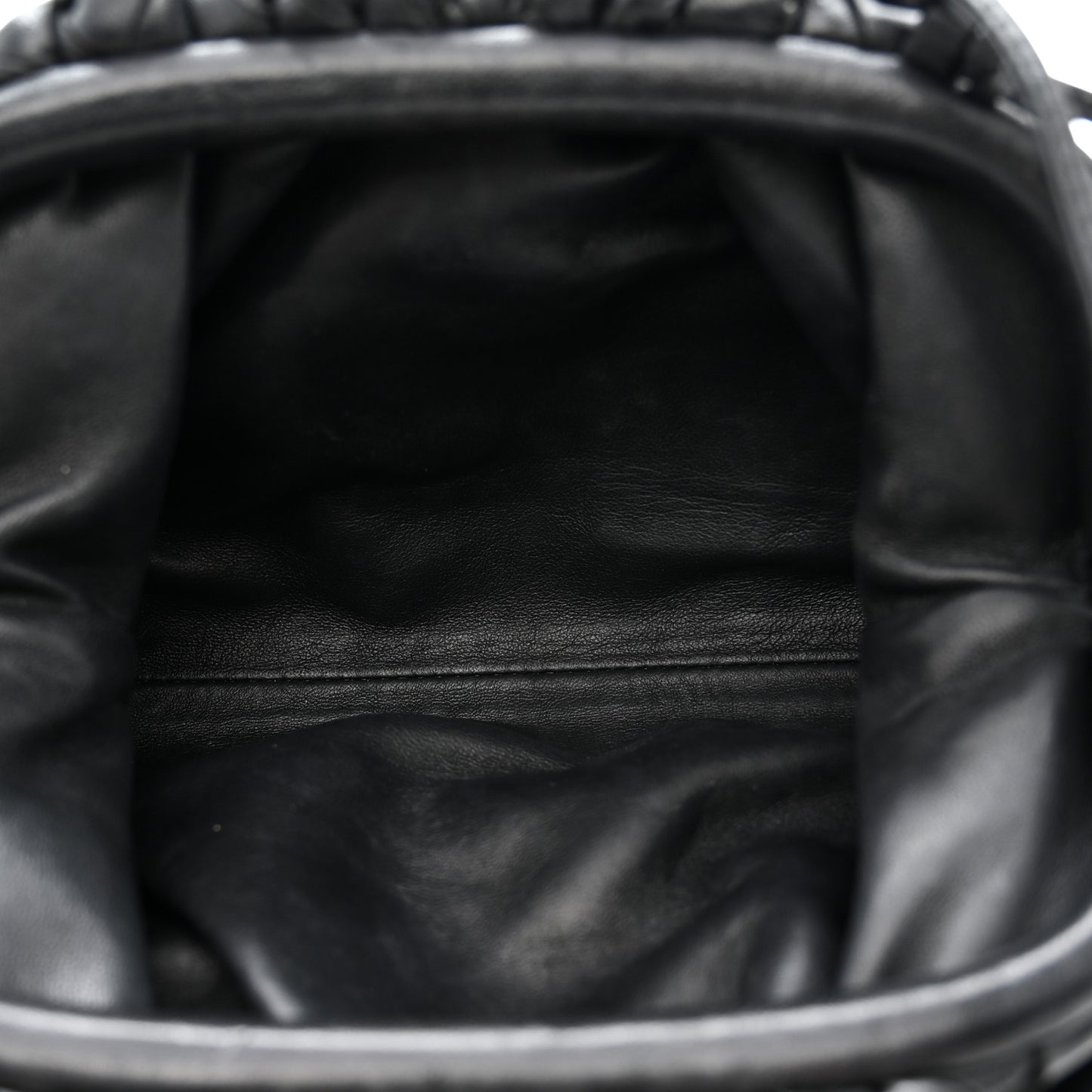 Nappa Intrecciato The Mini Pouch Black
