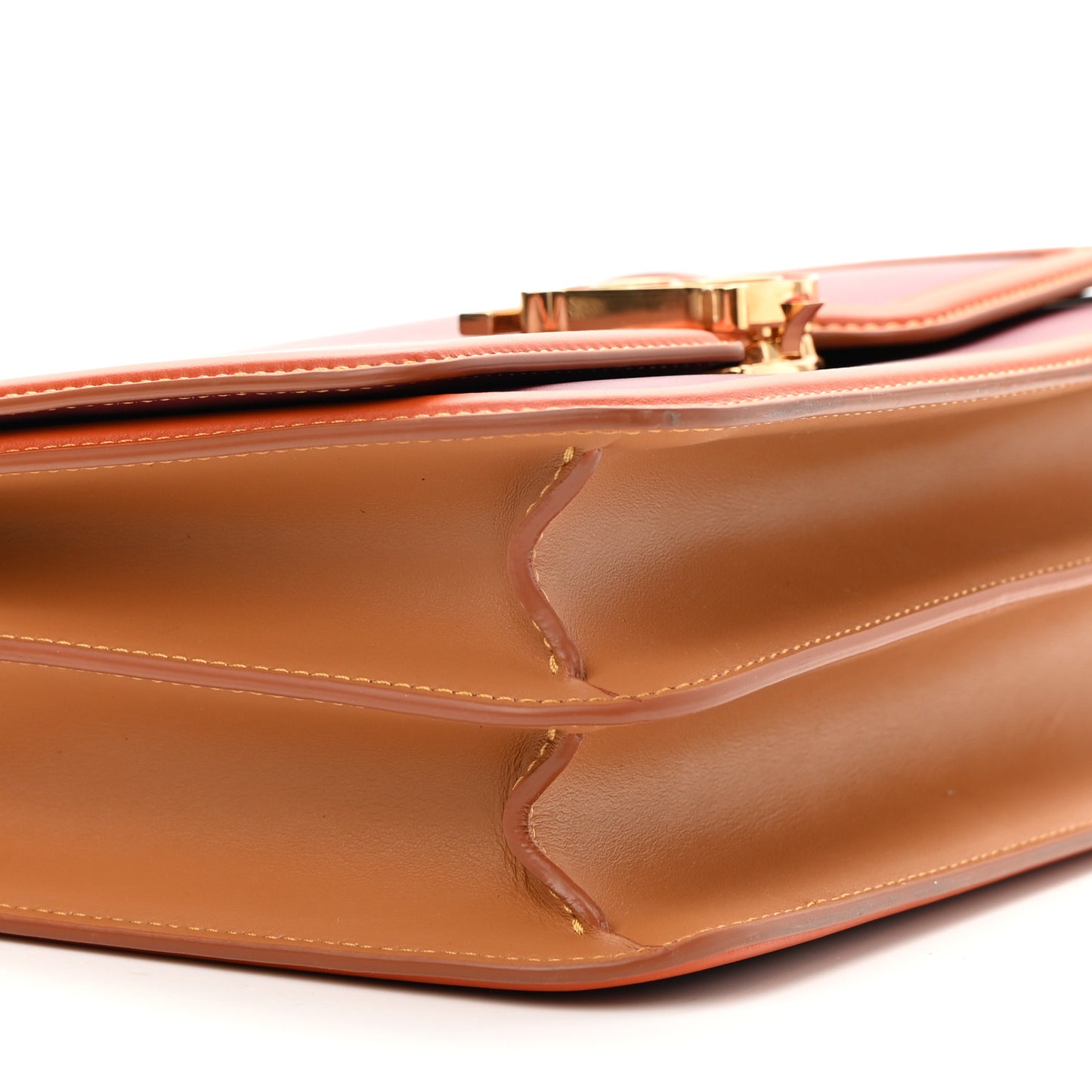 Smooth Calfskin Monogram Medium TB Bag Burgundy Multicolor