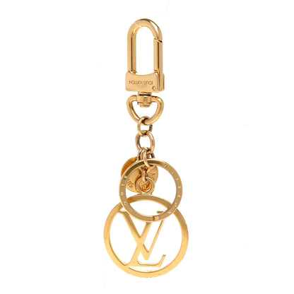 Louis Vuitton LV Circle Bag Charm Key Holder Gold 1 of 5