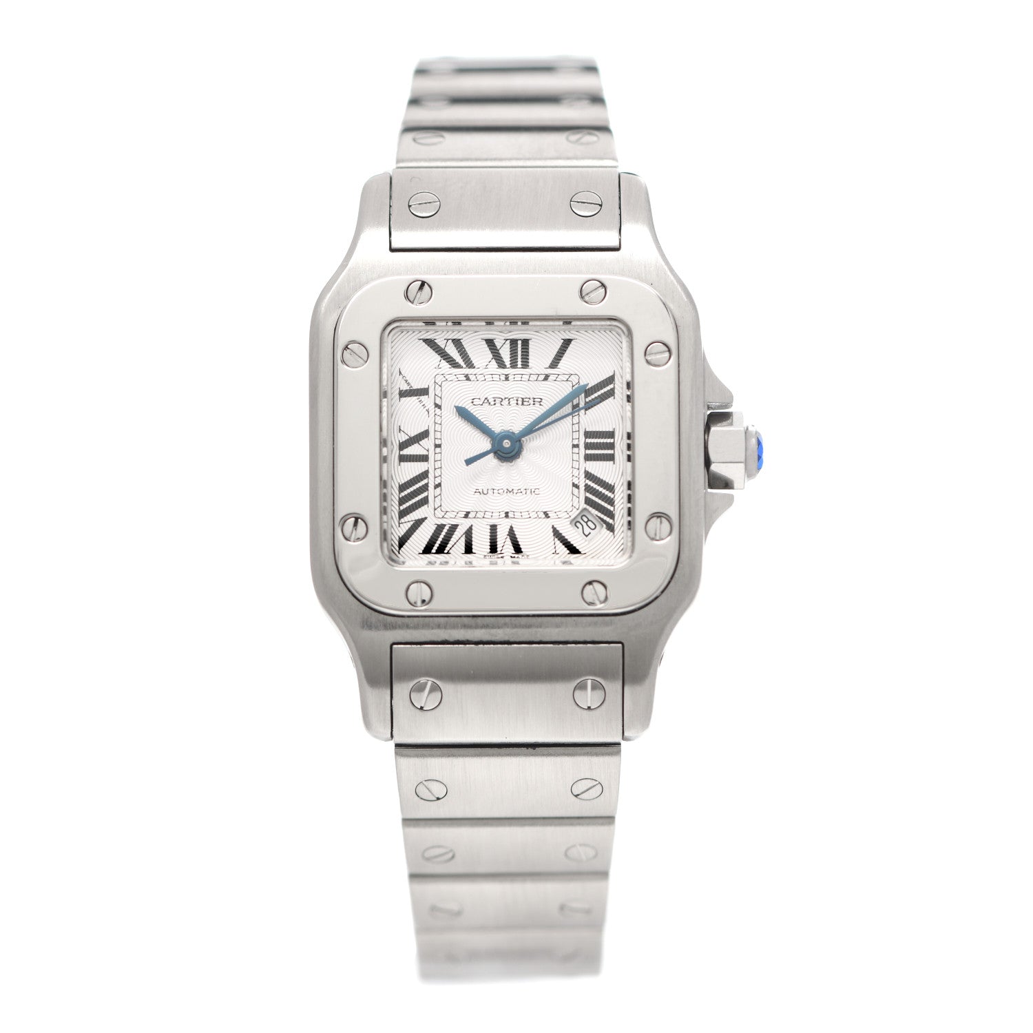 Cartier Stainless Steel 24mm Santos de Galbee Automatic Watch 1 of 5