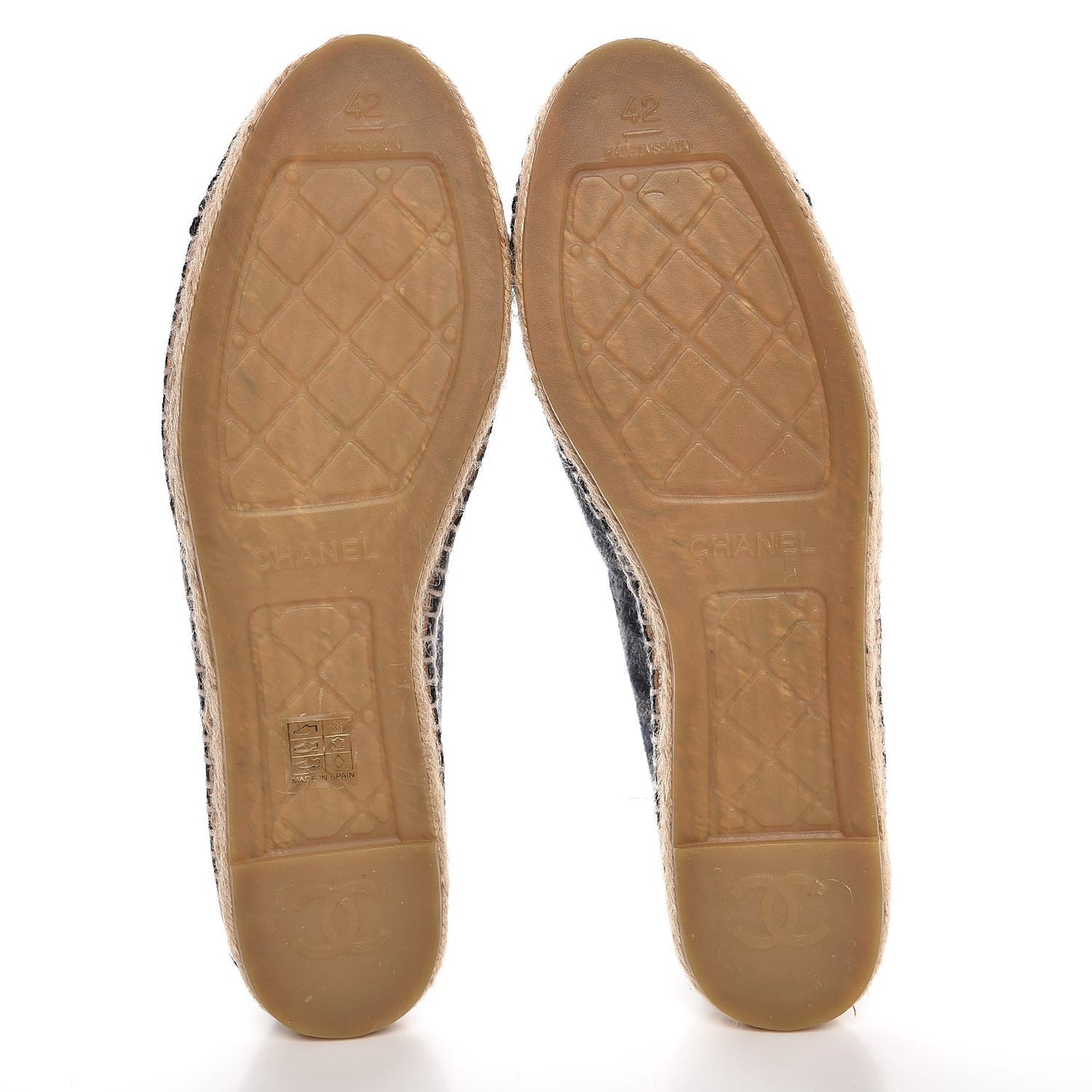 Flannel CC Espadrilles 42 Dark Grey Black