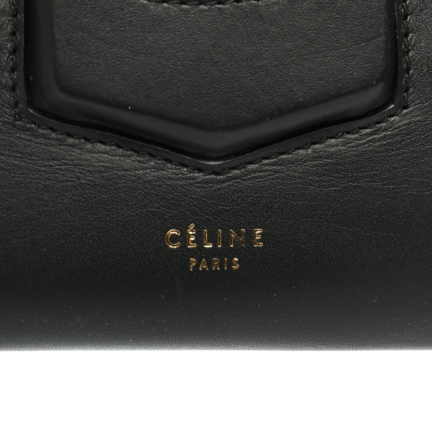 Smooth Calfskin Trotteur Clutch Black